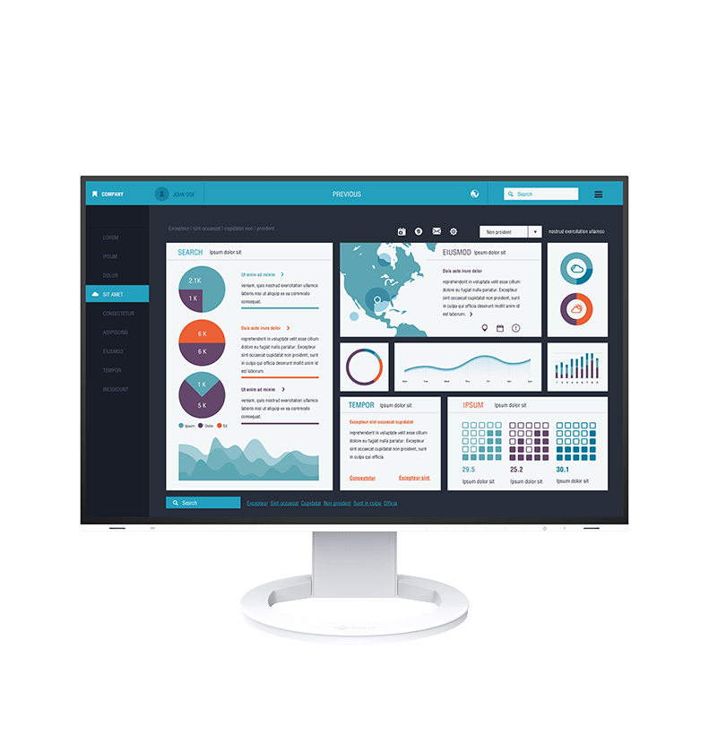 Eizo FlexScan EV2495FX-BK Monitor – ColorMall