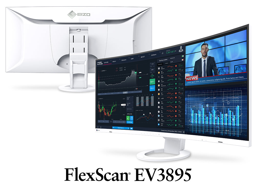 Eizo FlexScan EV3895FX-BK Curved Monitor Black – ColorMall